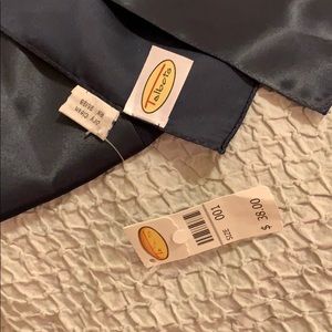 Talbots navy blue wrap / scarf for formal event